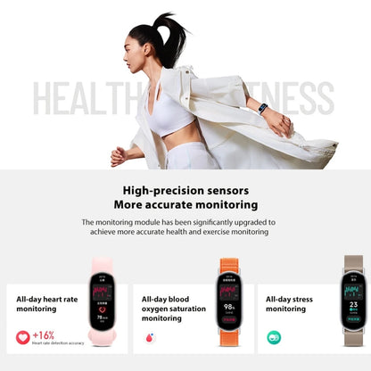 Original Xiaomi Smart Band 9 1.62 inch AMOLED Screen 5ATM Waterproof Smart Watch, Support Blood Oxygen / Heart Rate Monitor (Silver) - Wearable Devices by Xiaomi | Online Shopping UK | buy2fix