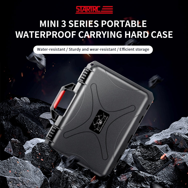 STARTRC ABS Waterproof Shockproof Suitcase Storage Box For DJI Mini 4 Series / Mini 3 Series / RC / RC-N1(Black) - Carry Cases & Bags by STARTRC | Online Shopping UK | buy2fix