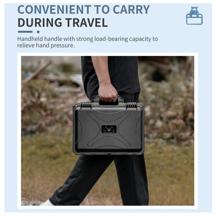 STARTRC ABS Waterproof Shockproof Suitcase Storage Box For DJI Mini 4 Series / Mini 3 Series / RC / RC-N1(Black) - Carry Cases & Bags by STARTRC | Online Shopping UK | buy2fix