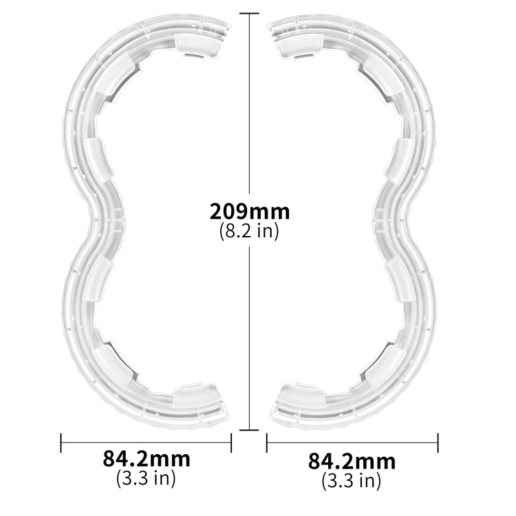 For DJI Avata 2 STARTRC Central Control TPU Protective Guard Anti-collision Ring Cover (Transparent) - Other by STARTRC | Online Shopping UK | buy2fix