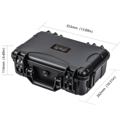 For DJI Neo STARTRC Waterproof PP Suitcase Shoulder Storage Box (Black) - Backpacks & Bags by STARTRC | Online Shopping UK | buy2fix