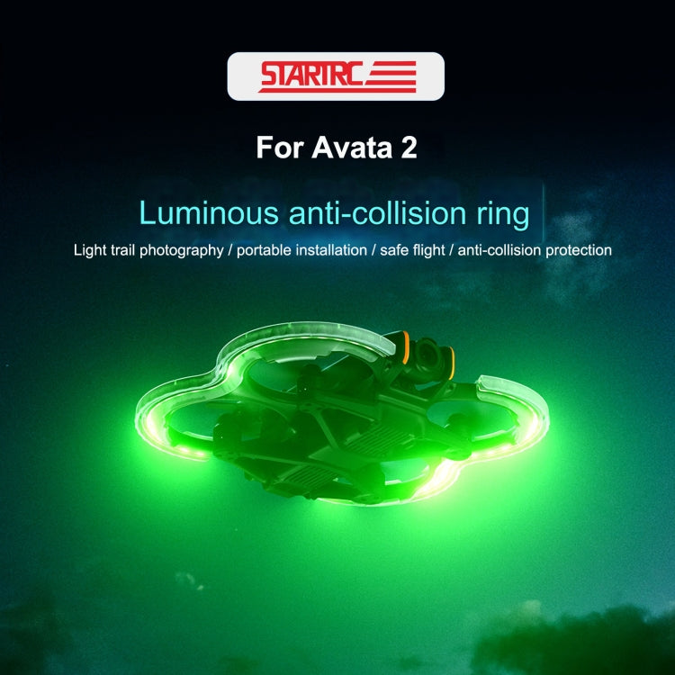 For DJI Avata 2 STARTRC Drone LED Propeller Protective Guard Anti-collision Ring (Transparent) - Others by STARTRC | Online Shopping UK | buy2fix