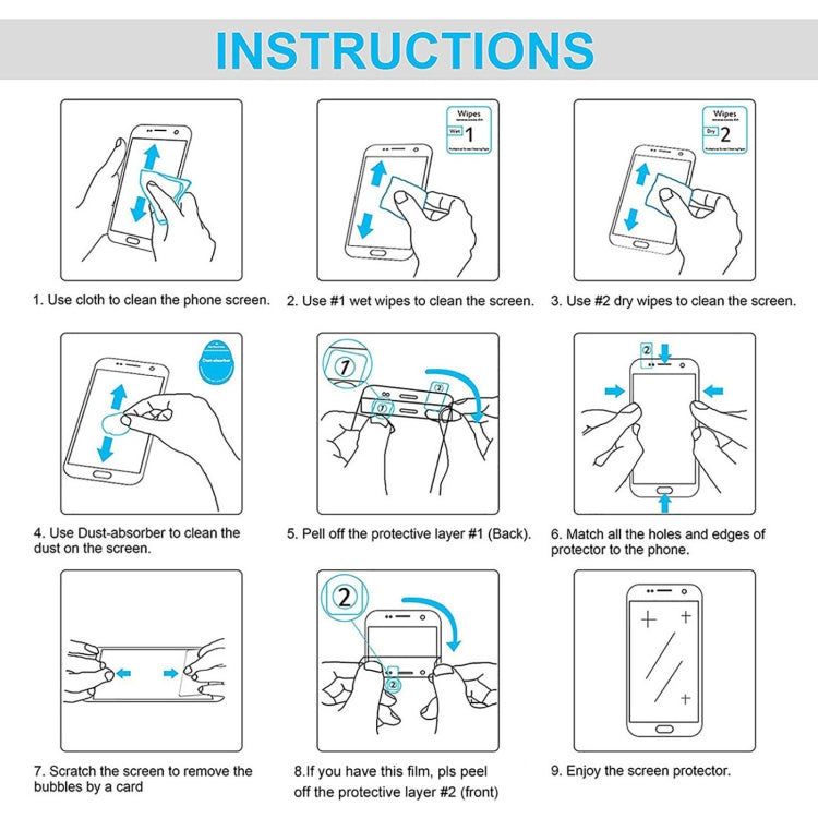 For Doogee S40 10 PCS 0.26mm 9H 2.5D Tempered Glass Film - Others by buy2fix | Online Shopping UK | buy2fix