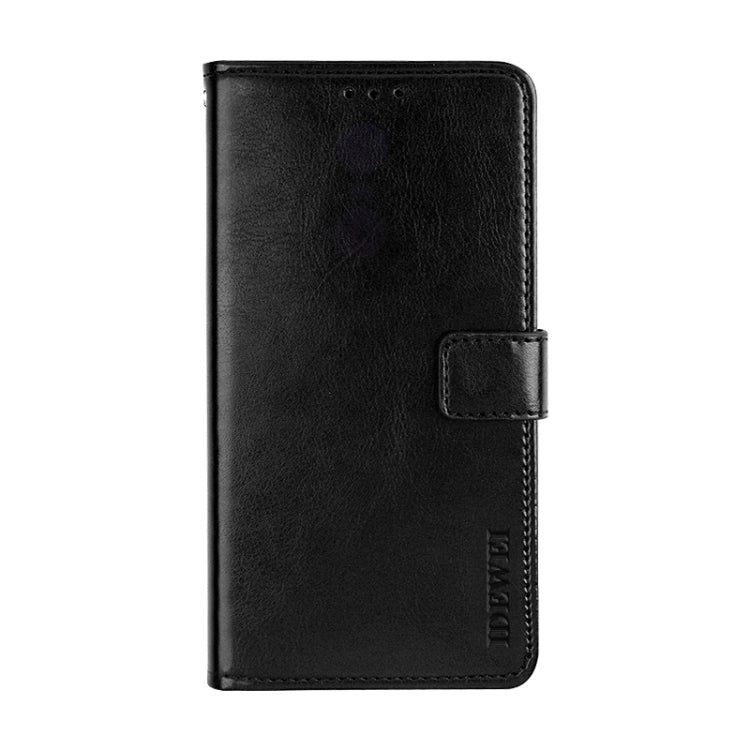 For LG K71 idewei Crazy Horse Texture Horizontal Flip Leather Case with Holder & Card Slots & Wallet(Black) - LG by idewei | Online Shopping UK | buy2fix