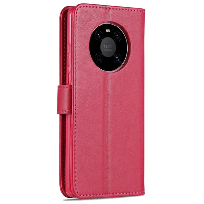 For Huawei Mate 40 Pro AZNS Sheepskin Texture Horizontal Flip Leather Case with Holder & Card Slots & Wallet(Red) - Huawei Cases by AZNS | Online Shopping UK | buy2fix