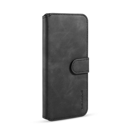 For Galaxy A30s / A50s DG.MING Retro Oil Side Horizontal Flip Case with Holder & Card Slots & Wallet(Black) - Galaxy Phone Cases by DG.MING | Online Shopping UK | buy2fix