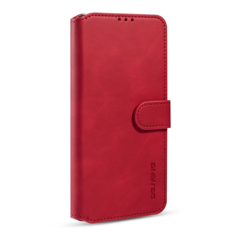 For Xiaomi Redmi Note 10 Pro DG.MING Retro Oil Side Horizontal Flip Leather Case with Holder & Card Slots & Wallet(Red) - Xiaomi Cases by DG.MING | Online Shopping UK | buy2fix