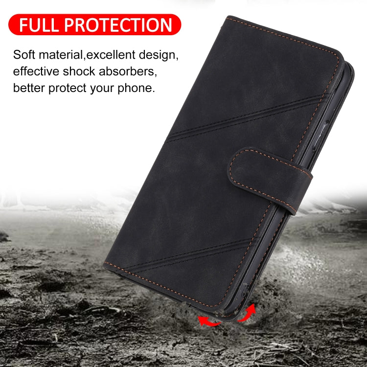 For Xiaomi Redmi Note 9 Pro/Note 9S Skin Feel Business Horizontal Flip PU Leather Case with Holder & Multi-Card Slots & Wallet & Lanyard & Photo Frame(Black) - Xiaomi Cases by buy2fix | Online Shopping UK | buy2fix