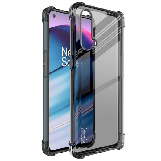 For OnePlus Nord CE 5G IMAK All-inclusive Shockproof Airbag TPU Case (Transparent Black) - OnePlus Cases by imak | Online Shopping UK | buy2fix