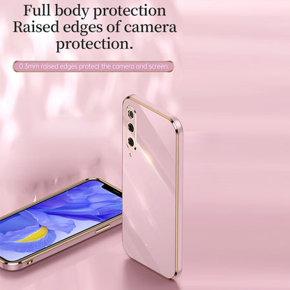 For Xiaomi Mi 9 XINLI Straight 6D Plating Gold Edge TPU Shockproof Case(Celestial Blue) - Xiaomi Cases by XINLI | Online Shopping UK | buy2fix