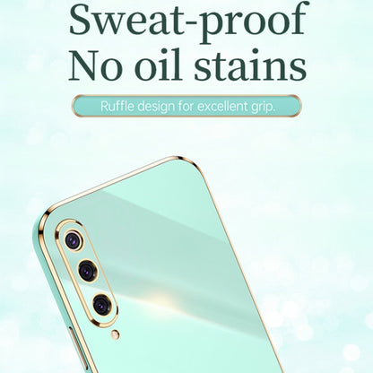For Xiaomi Mi 9 XINLI Straight 6D Plating Gold Edge TPU Shockproof Case(Celestial Blue) - Xiaomi Cases by XINLI | Online Shopping UK | buy2fix