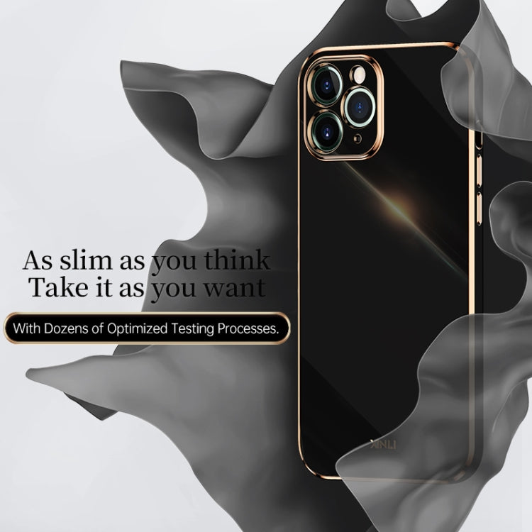 For iPhone 11 Pro XINLI Straight Edge 6D Electroplate TPU Phone Case (Celestial Blue) - iPhone 11 Pro Cases by XINLI | Online Shopping UK | buy2fix