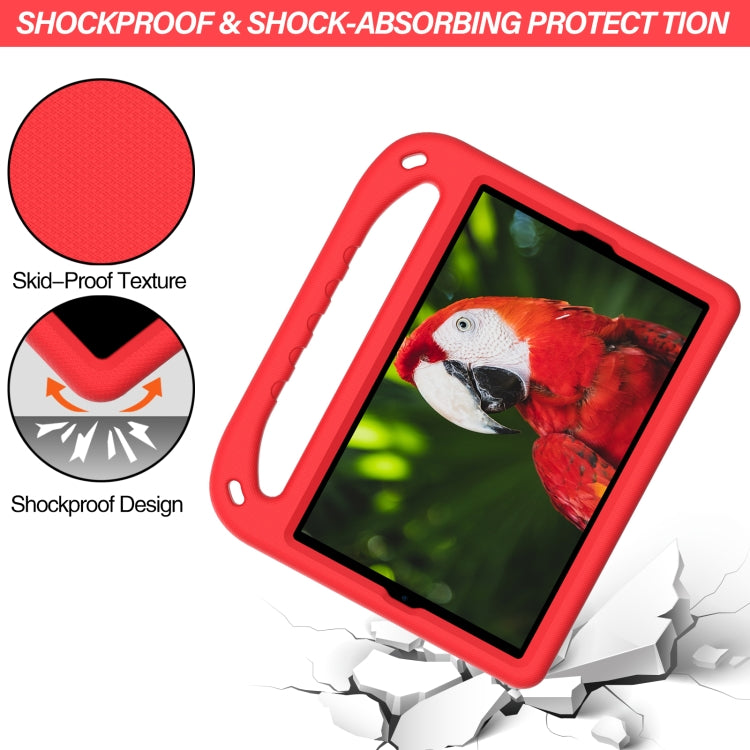 For Lenovo Tab M10 FHD Plus TB-X606F / TB-X606M Handle Portable EVA Shockproof Protective Case with Triangle Holder(Red) - Lenovo by buy2fix | Online Shopping UK | buy2fix