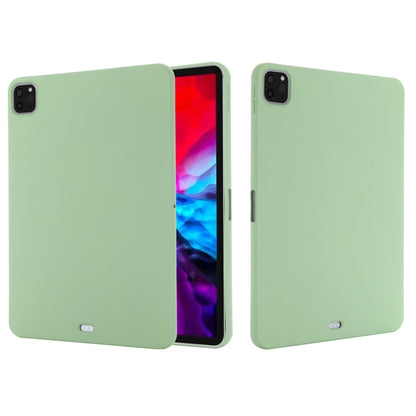 For iPad Pro 11 2022 / 2021 Pure Color Liquid Silicone Shockproof Full Coverage Tablet Case(Green) - iPad Pro 11 (2022/2021) Cases by buy2fix | Online Shopping UK | buy2fix