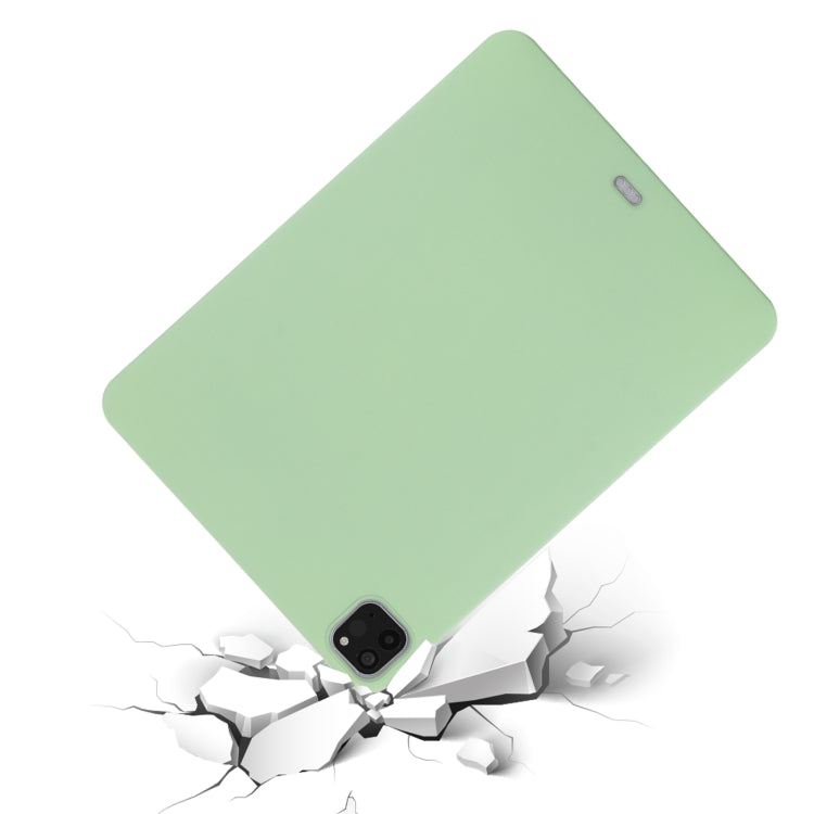 For iPad Pro 11 2022 / 2021 Pure Color Liquid Silicone Shockproof Full Coverage Tablet Case(Green) - iPad Pro 11 (2022/2021) Cases by buy2fix | Online Shopping UK | buy2fix