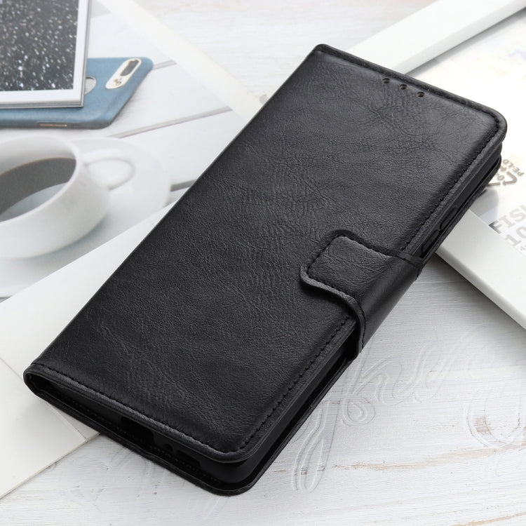 For OPPO A16 Mirren Crazy Horse Texture Horizontal Flip Leather Case with Holder & Card Slots & Wallet(Black) - OPPO Cases by buy2fix | Online Shopping UK | buy2fix