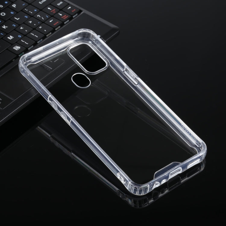 For OPPO A53 / A32 Four-corner Shockproof Transparent TPU + PC Protective Case - OPPO Cases by buy2fix | Online Shopping UK | buy2fix