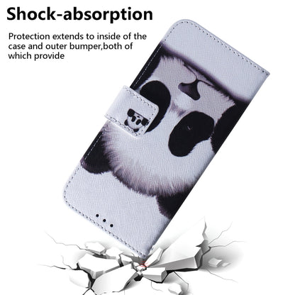 For Sony Xperia 5 Coloured Drawing Pattern Horizontal Flip PU Leather Case with Holder & Card Slots & Wallet(Panda) - Sony Cases by buy2fix | Online Shopping UK | buy2fix