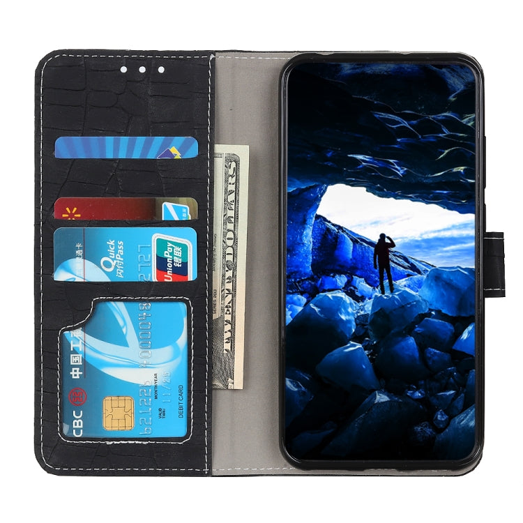 For Xiaomi Poco X3 GT Magnetic Crocodile Texture Horizontal Flip Leather Case with Holder & Card Slots & Wallet(Black) - Xiaomi Cases by buy2fix | Online Shopping UK | buy2fix