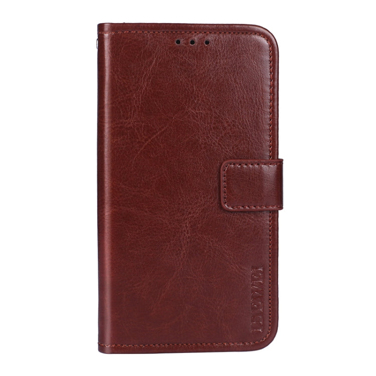 idewei Crazy Horse Texture Horizontal Flip Leather Case with Holder & Card Slots & Wallet For Honor X20(Brown) - Honor Cases by idewei | Online Shopping UK | buy2fix