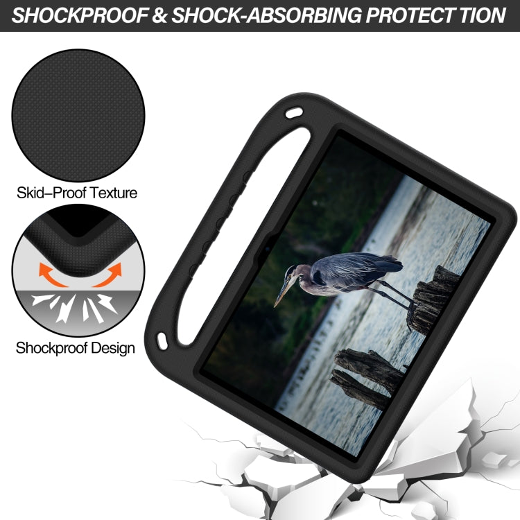 For Huawei Enjoy Tablet 2 / MatePad T10 / T10s Portable Handle EVA Shockproof Anti Falling Protective Case with Triangle Holder(Black) - Huawei by buy2fix | Online Shopping UK | buy2fix