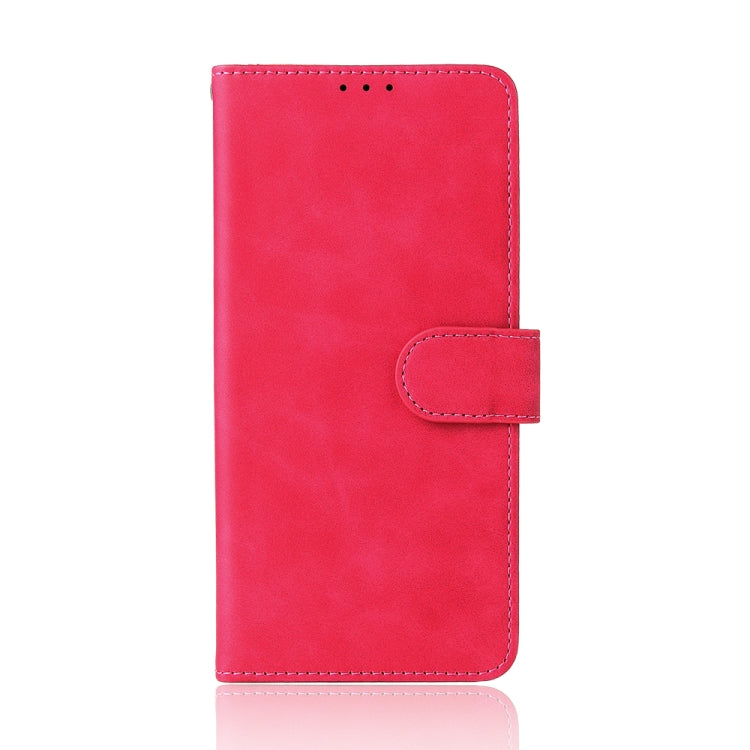 Solid Color Skin Feel Magnetic Buckle Horizontal Flip Calf Texture PU Leather Case with Holder & Card Slots & Wallet For Xiaomi Redmi 10(Rose Red) - Xiaomi Cases by buy2fix | Online Shopping UK | buy2fix