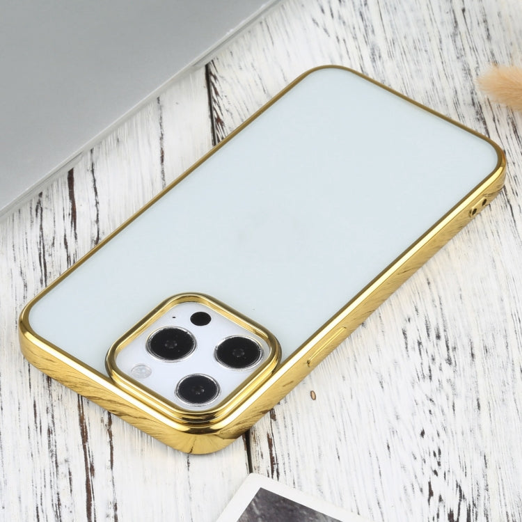 For iPhone 13 Pro Max Ultra-thin Electroplating TPU Protective Case (Gold) - iPhone 13 Pro Max Cases by buy2fix | Online Shopping UK | buy2fix