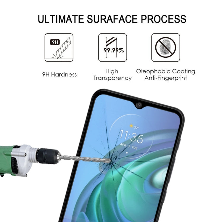 For Motorola Moto G10 Power Full Glue Full Cover Screen Protector Tempered Glass Film - Motorola Tempered Glass by buy2fix | Online Shopping UK | buy2fix