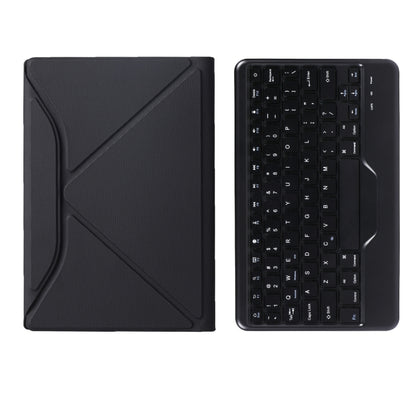 BM12 Diamond Texture Detachable Bluetooth Keyboard Leather Tablet Case with Pen Slot & Triangular Back Support For Lenovo Pad Plus 11 inch TB-J607F / Tab P11 11 inch TB-J606F(Black) - Lenovo Keyboard by buy2fix | Online Shopping UK | buy2fix