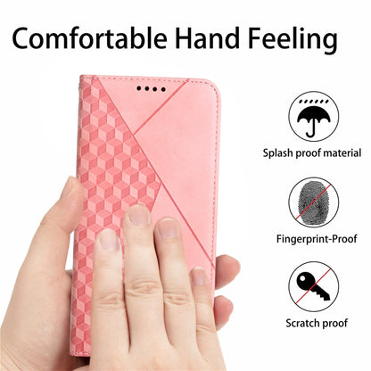 For iPhone XR Diamond Pattern Splicing Skin Feel Magnetic Horizontal Flip Leather Case with Card Slots & Holder & Wallet(Rose Gold) - More iPhone Cases by buy2fix | Online Shopping UK | buy2fix