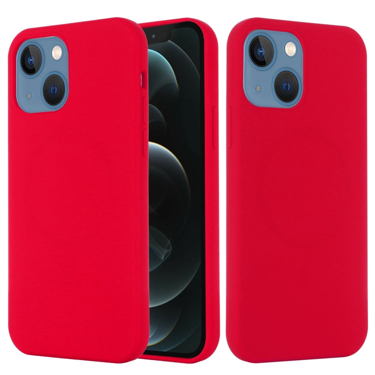 For iPhone 13 mini Shockproof Silicone Magnetic Magsafe Case (Red) - iPhone 13 mini Cases by buy2fix | Online Shopping UK | buy2fix