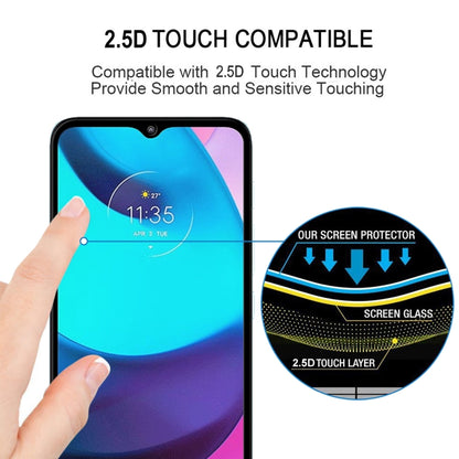 For Motorola Moto E20 25 PCS Full Glue Full Screen Tempered Glass Film - Motorola Tempered Glass by buy2fix | Online Shopping UK | buy2fix