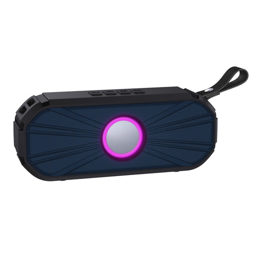 New Rixing NR-9012 Bluetooth 5.0 Portable Outdoor Wireless Bluetooth Speaker(Blue) - Desktop Speaker by NewRixing | Online Shopping UK | buy2fix