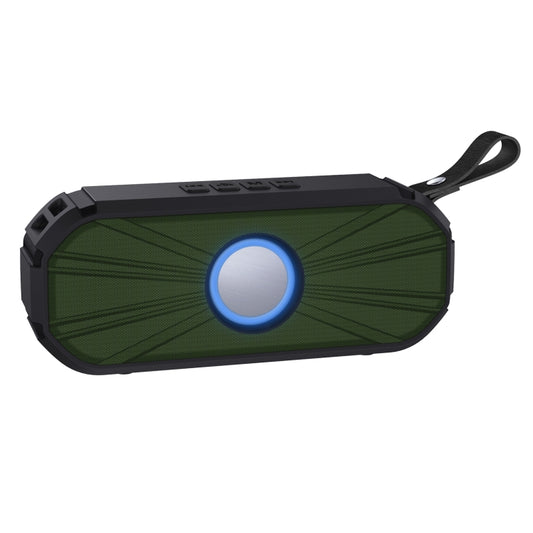 New Rixing NR-9012 Bluetooth 5.0 Portable Outdoor Wireless Bluetooth Speaker(Green) - Desktop Speaker by NewRixing | Online Shopping UK | buy2fix