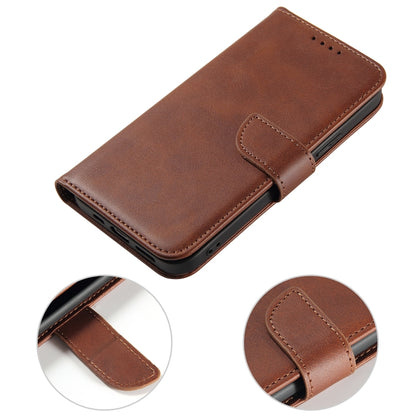 For iPhone 12 Pro Max Calf Texture Buckle Horizontal Flip Leather Case with Holder & Card Slots & Wallet(Brown) - iPhone 12 Pro Max Cases by buy2fix | Online Shopping UK | buy2fix