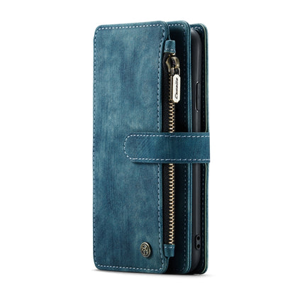 For iPhone X / XS CaseMe-C30 PU + TPU Multifunctional Horizontal Flip Leather Case with Holder & Card Slot & Wallet & Zipper Pocket(Blue) - More iPhone Cases by CaseMe | Online Shopping UK | buy2fix