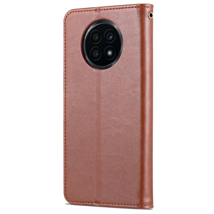 For Honor X20 AZNS Sheepskin Texture Horizontal Flip Leather Case with Holder & Card Slots & Wallet(Brown) - Honor Cases by AZNS | Online Shopping UK | buy2fix