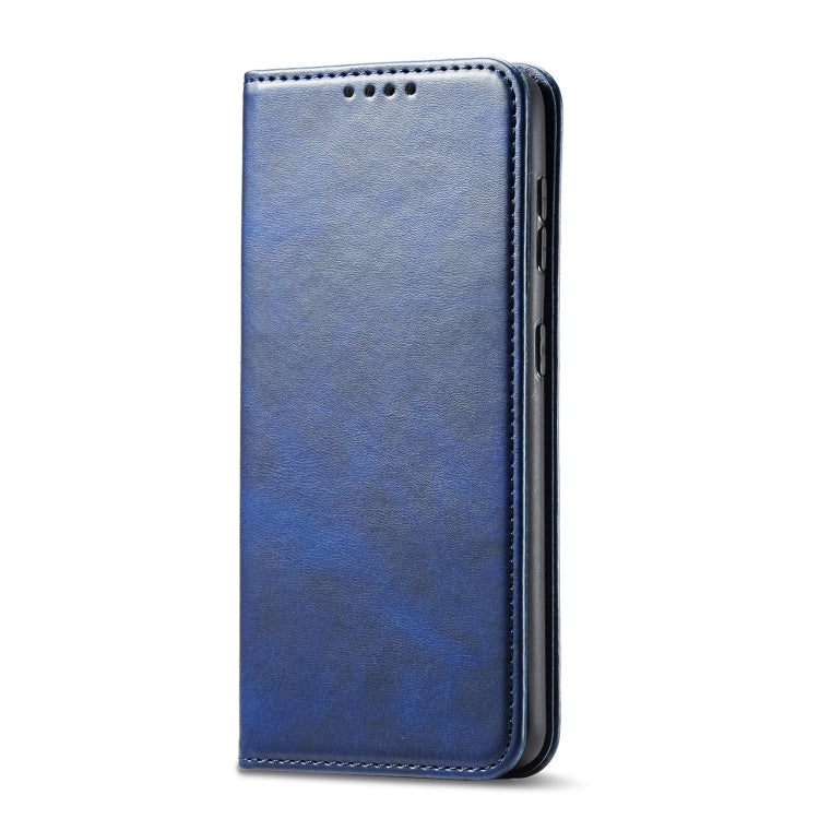 For Xiaomi Redmi 9C Calf Texture Magnetic Horizontal Flip Leather Case with Holder & Card Slots & Wallet(Blue) - Xiaomi Cases by buy2fix | Online Shopping UK | buy2fix