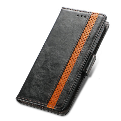 For ZTE Axon 30 5G CaseNeo Business Splicing Dual Magnetic Buckle Horizontal Flip PU Leather Case with Holder & Card Slots & Wallet(Black) - ZTE Cases by buy2fix | Online Shopping UK | buy2fix