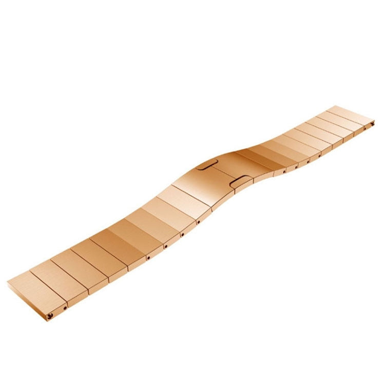 22mm For Huawei Watch 3, 3PRo, GT2, GT 2e, GT 2 Pro, GT One-bead Steel Original Buckle Watch Band(Rose Gold) - Watch Bands by buy2fix | Online Shopping UK | buy2fix