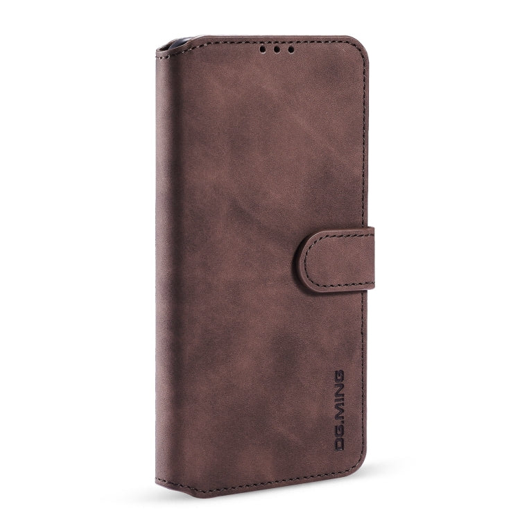 For Samsung Galaxy A03s 166mm DG.MING Retro Oil Side Horizontal Flip Leather Case with Holder & Card Slots & Wallet(Coffee) - Galaxy Phone Cases by DG.MING | Online Shopping UK | buy2fix