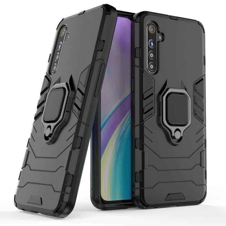 For OPPO Realme XT & K5 Shockproof PC + TPU Protective Case with Magnetic Ring Holder(Black) - Realme Cases by buy2fix | Online Shopping UK | buy2fix