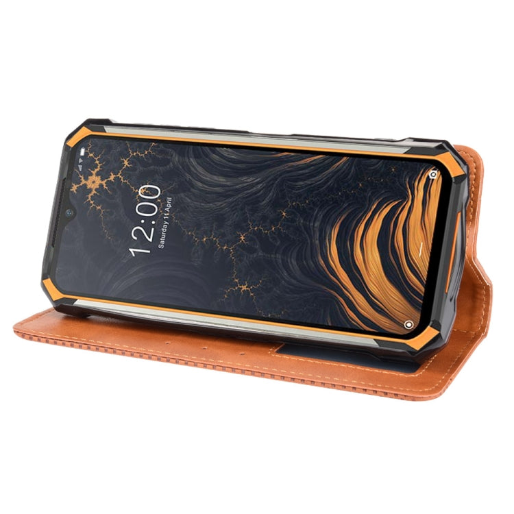 For Doogee S88 Plus / S88 Pro Magnetic Buckle Retro Crazy Horse Texture Horizontal Flip Leather Case with Holder & Card Slots & Photo Frame(Brown) - More Brand by buy2fix | Online Shopping UK | buy2fix