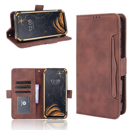 For Doogee S88 Plus / S88 Pro Skin Feel Calf Pattern Horizontal Flip Leather Case with Holder & Card Slots & Photo Frame(Brown) - More Brand by buy2fix | Online Shopping UK | buy2fix