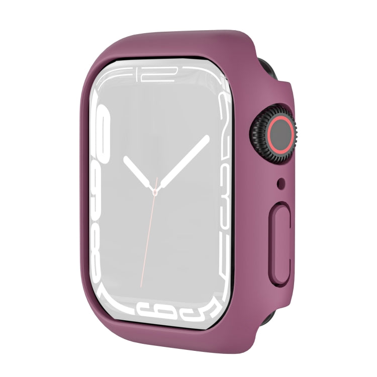 Shockproof TPU Protective Case For Apple Watch Series 9 / 8 / 7 41mm(Wine Red) - Watch Cases by buy2fix | Online Shopping UK | buy2fix