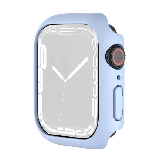 Shockproof TPU Protective Case For Apple Watch Series 9 / 8 / 7 41mm(Light Blue) - Watch Cases by buy2fix | Online Shopping UK | buy2fix