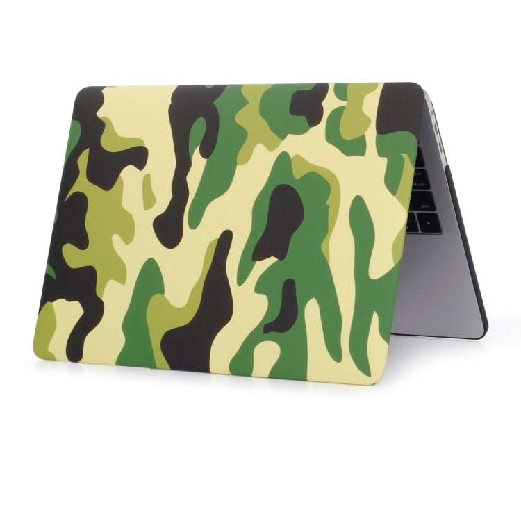 For MacBook Retina 12 inch A1534 Camouflage Pattern Laptop Water Decals PC Protective Case(Green Camouflage) - MacBook Cases by buy2fix | Online Shopping UK | buy2fix