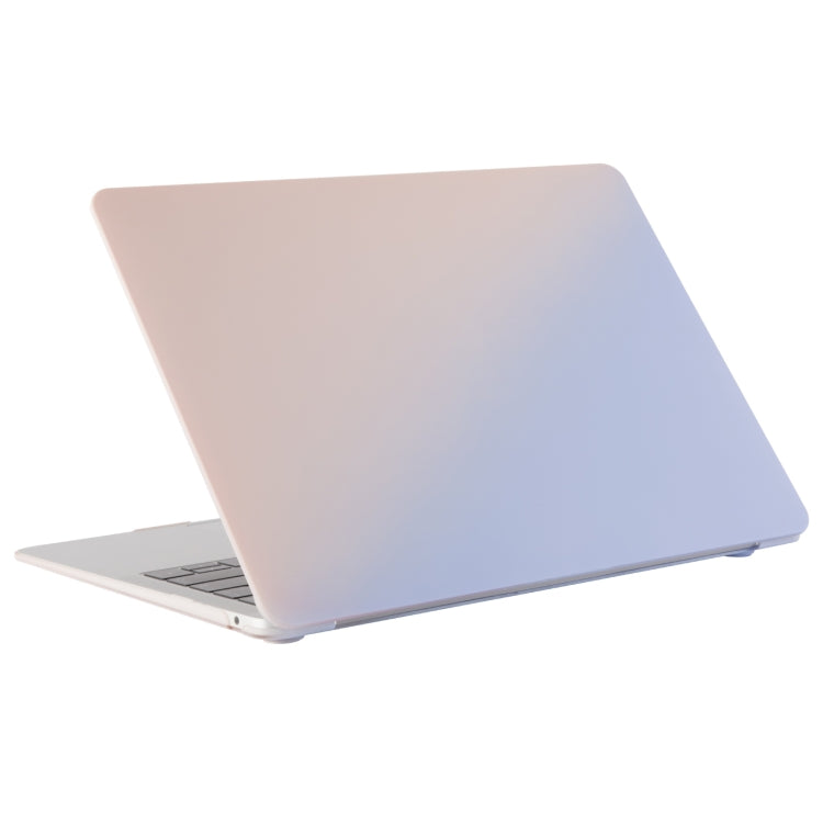 Laptop Rainbow Pattern PC Protective Case For MacBook Pro 14.2 inch A2442 2021(Gradient Pink Blue) - MacBook Pro Cases by buy2fix | Online Shopping UK | buy2fix