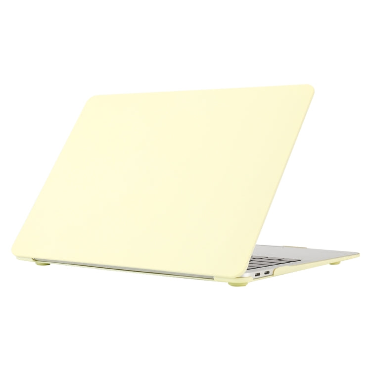 Cream Style Laptop Plastic Protective Case For MacBook Pro 14.2 inch A2442 2021(Cream Yellow) - MacBook Pro Cases by buy2fix | Online Shopping UK | buy2fix