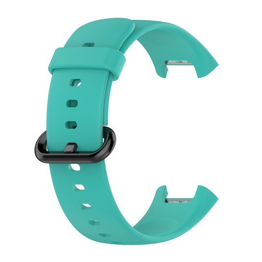 For Xiaomi Redmi Watch 2 Solid Color Silicone Strap Watch Band(Cyan) - Watch Bands by buy2fix | Online Shopping UK | buy2fix